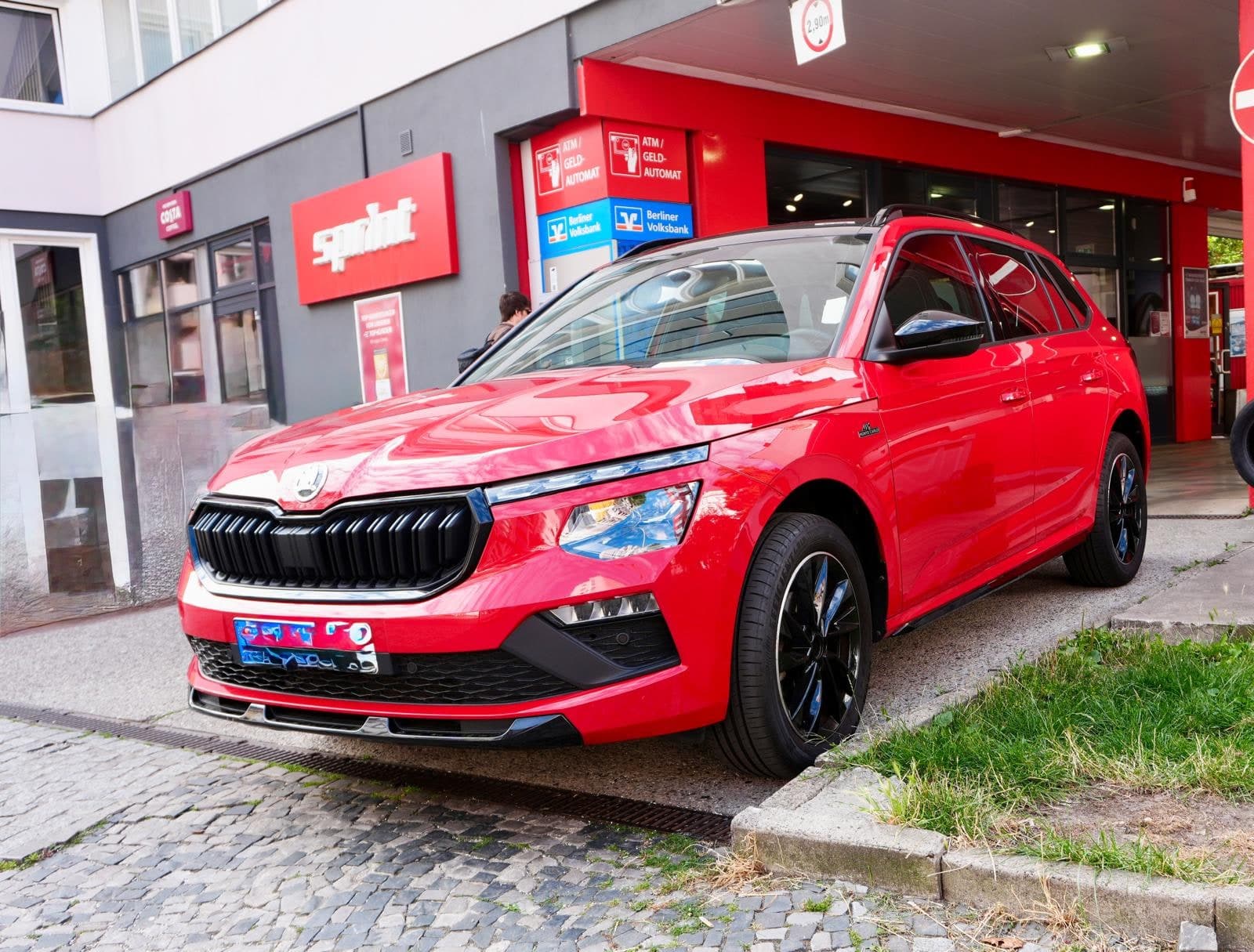 Škoda Kamiq im Straßenverkehr